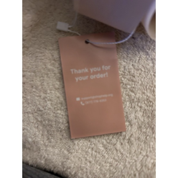 Luna Hug Bra Womens 2X New Padded Clasp Front Embrace Your Curves Beige Sand - Picture 3 of 5